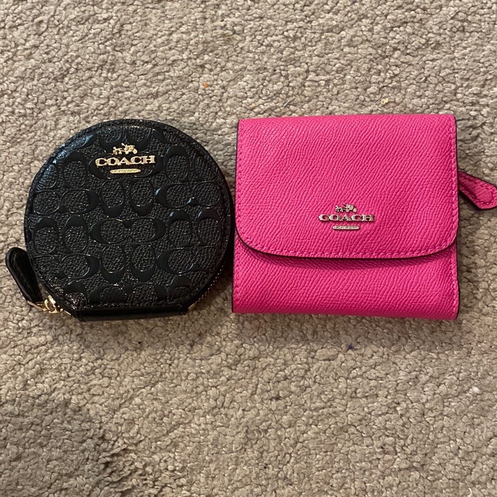 2 New coach items - small wallet and coin purse